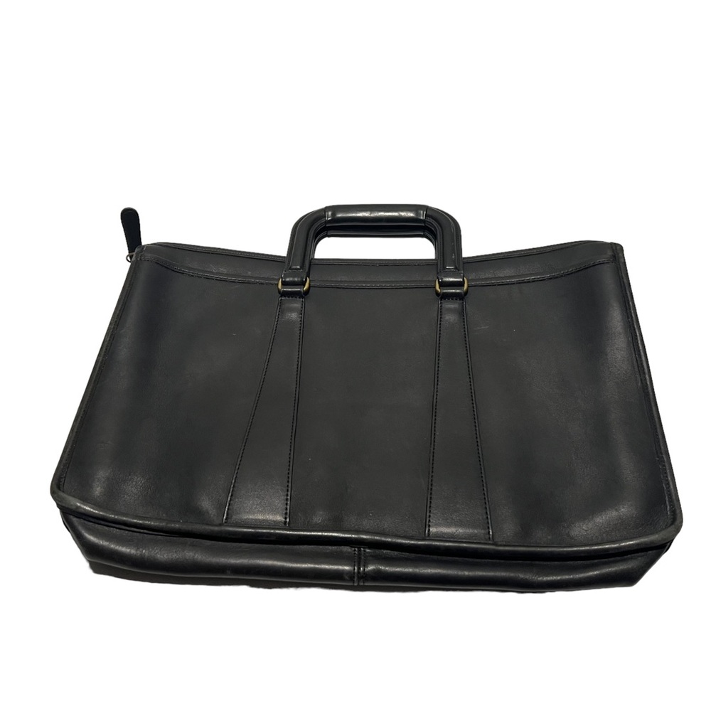 Coach vintage embassy briefcase black leather 5283 - Picture 7 of 8